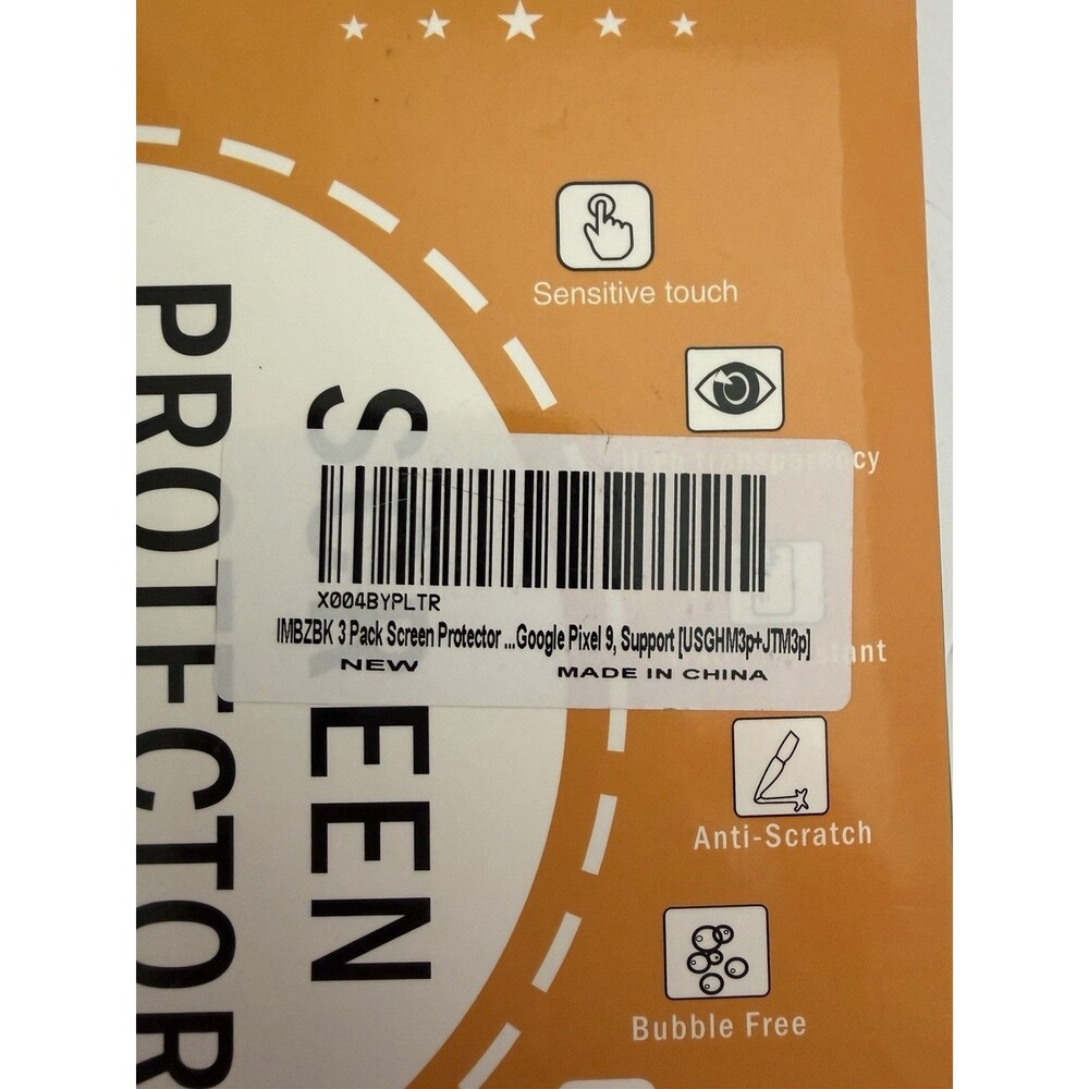 Google Pixel 9 Support Screen Protector,3 Pack *Brand New* - Picture 2 of 5